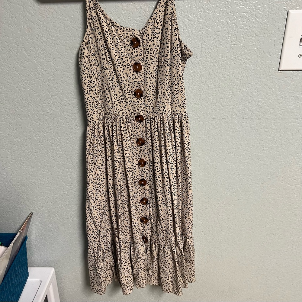 Womens cheetah print sun dress size xs SKU#55
